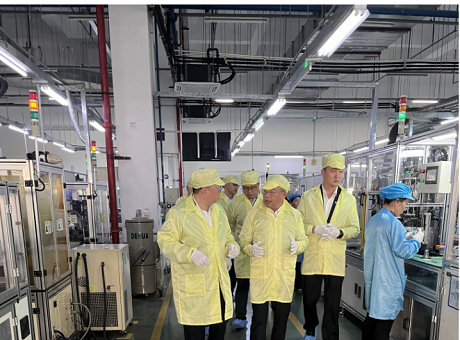 蒋文春莅临绵阳bifa必发深圳分公司调研